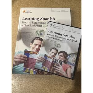 The Great Courses Learning Spanish I DVDs + Workbook Complete Set